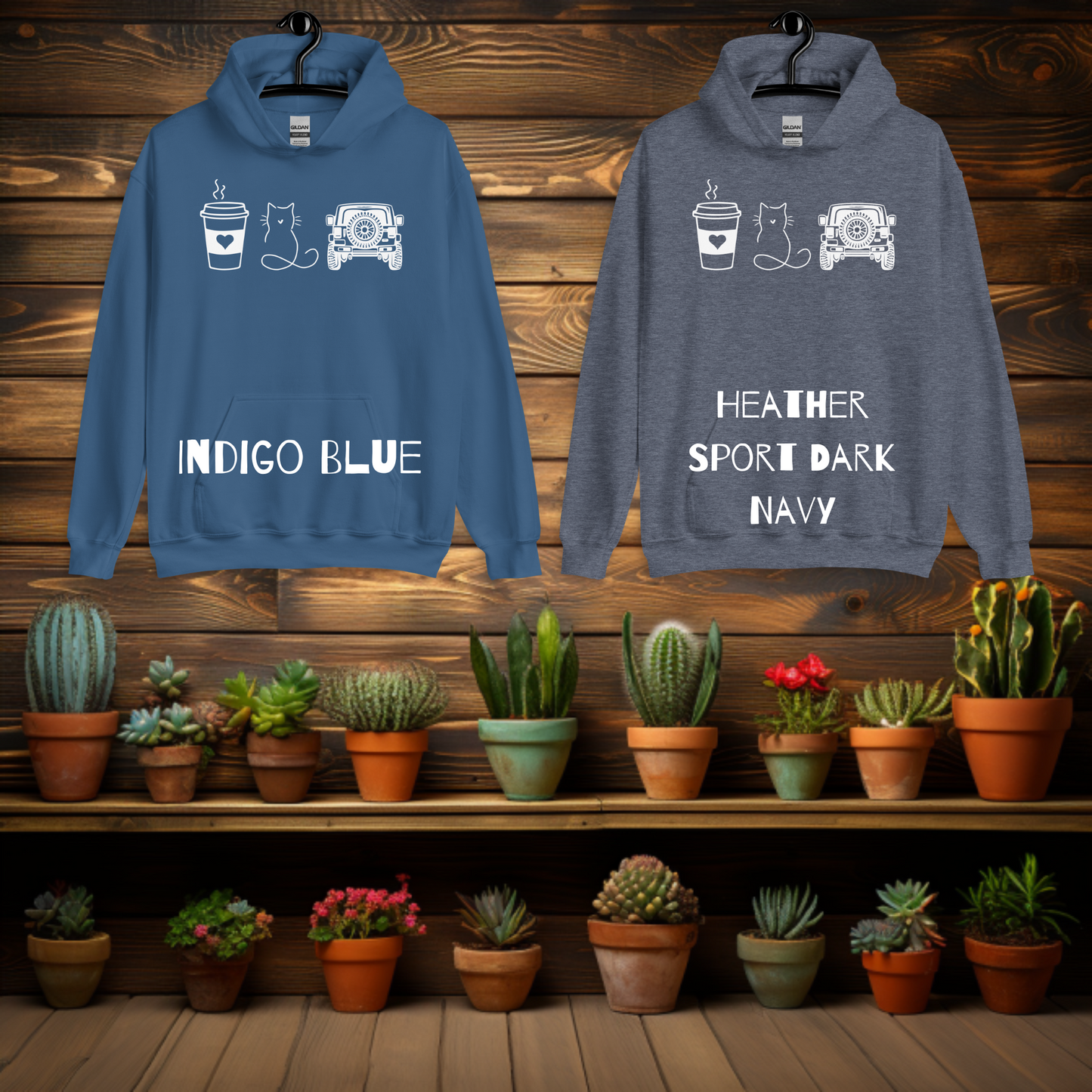 Coffee Cats and Off Roading Hoodie