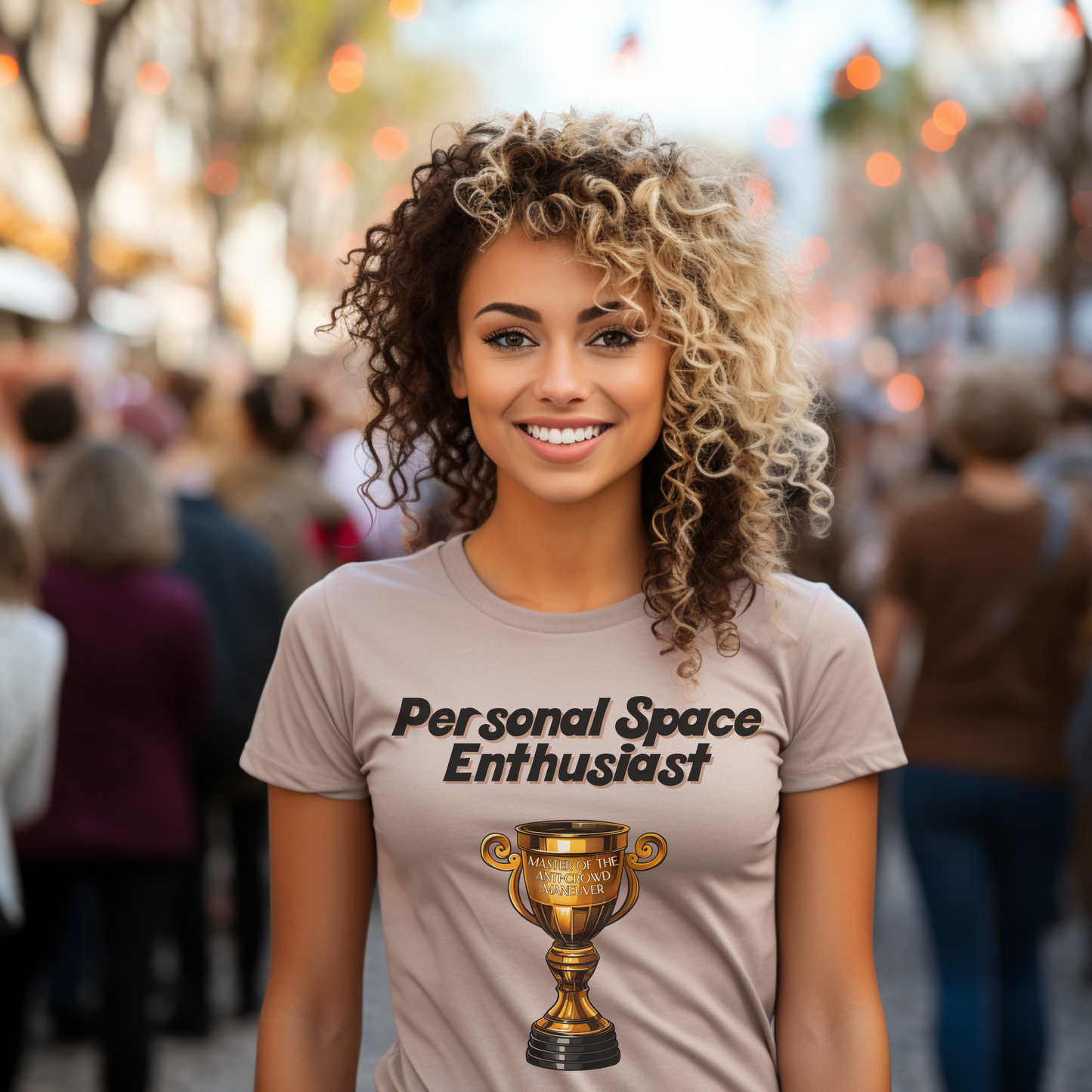 Funny introvert award shirt for personal space enthusiast