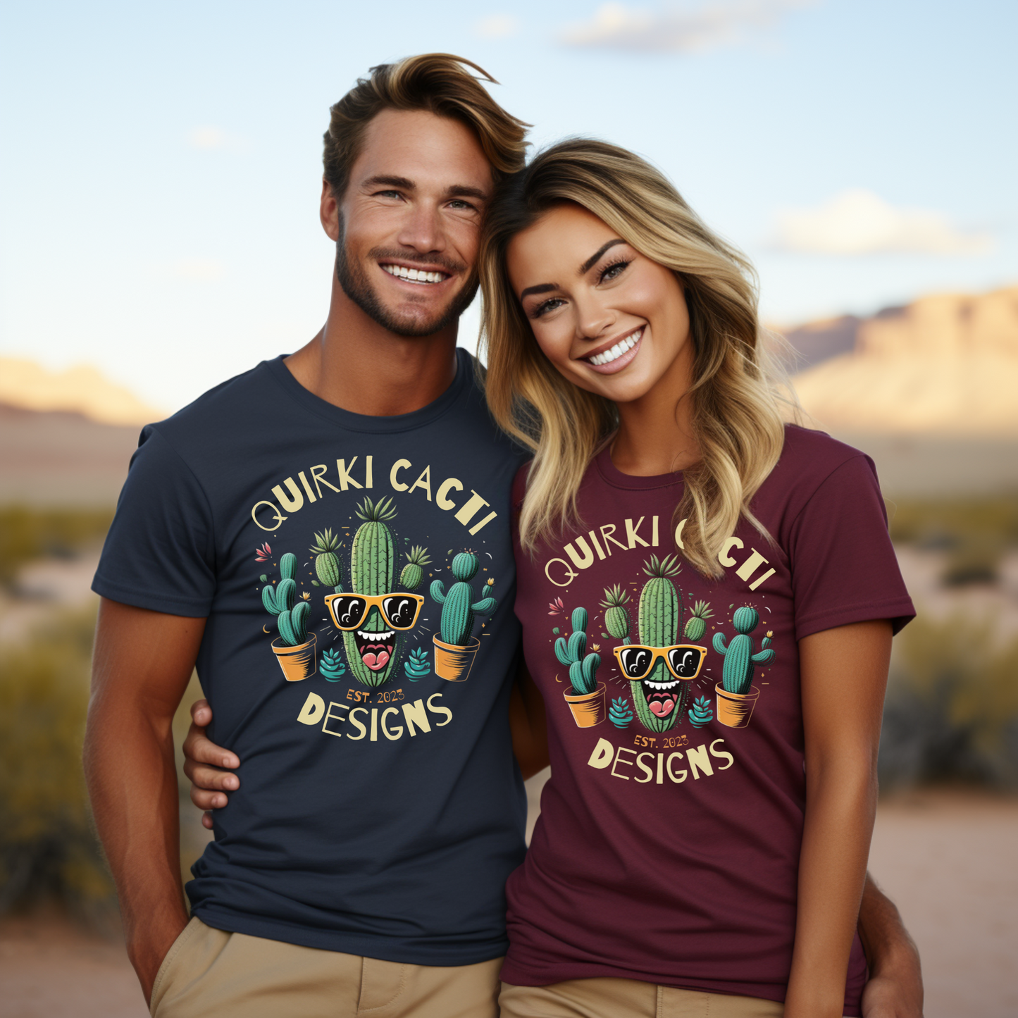 Quirki Cacti Designs Logo Shirt