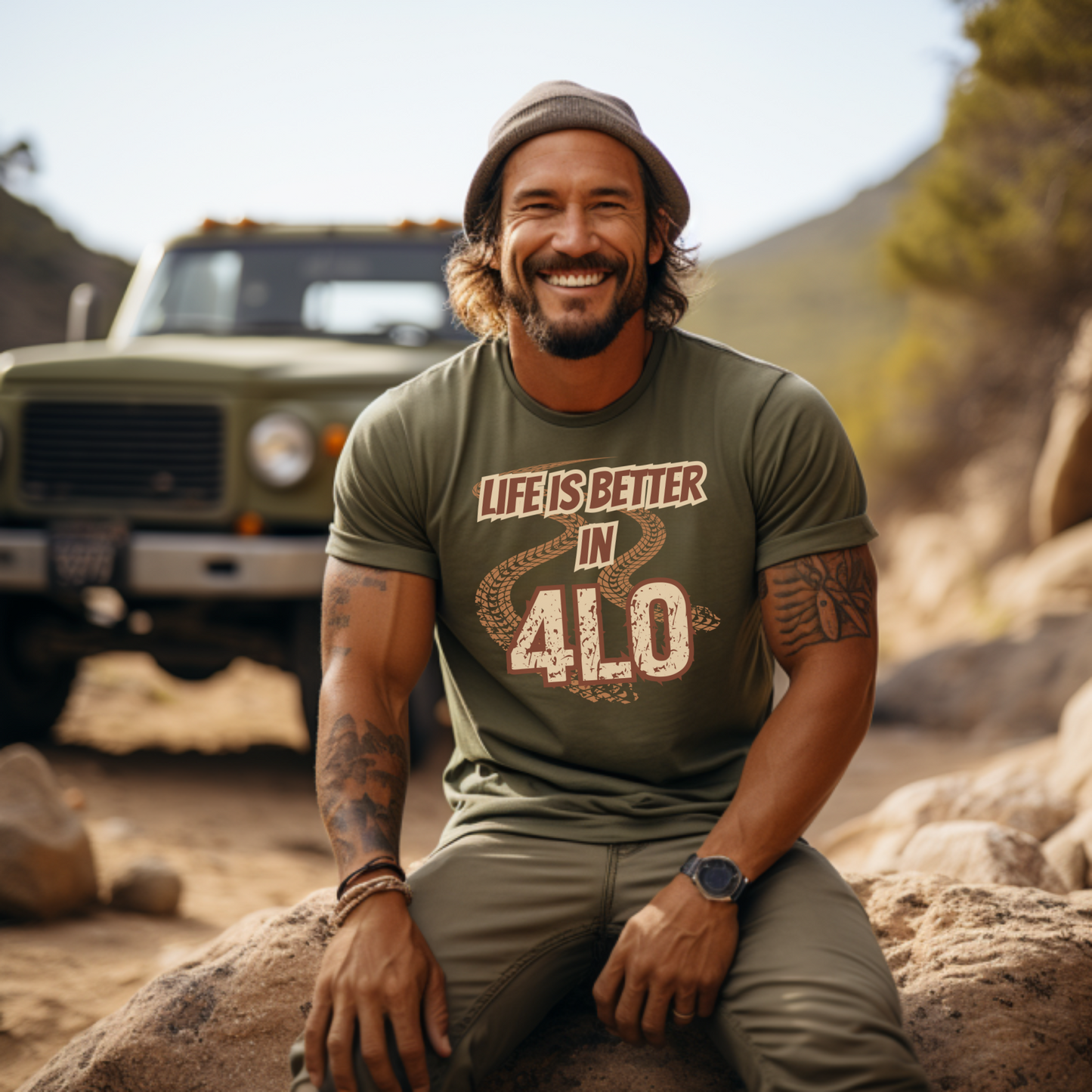 Cool Men's Jeep Shirt 4X4 Overlanding Toyota Tacoma Bronco Overlanding Off-Roading Gift for Him. 