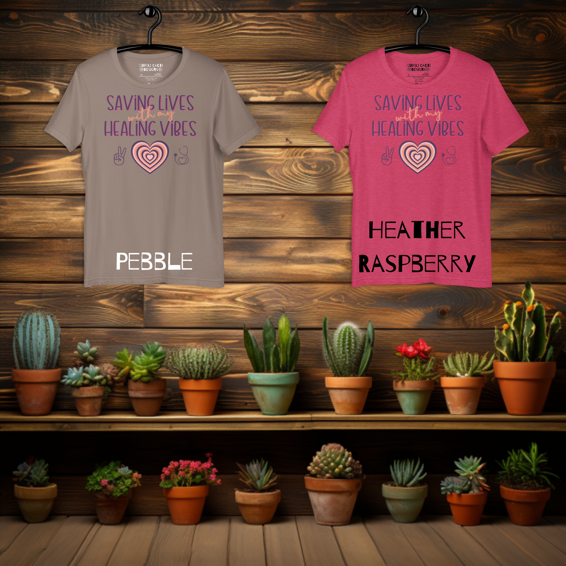 Cute Nursing Tee for a Nurse Appreciation Gift or gift for any occasion. Our cute and comfortable Tee celebrates the healing nature of our fearless nurses. 