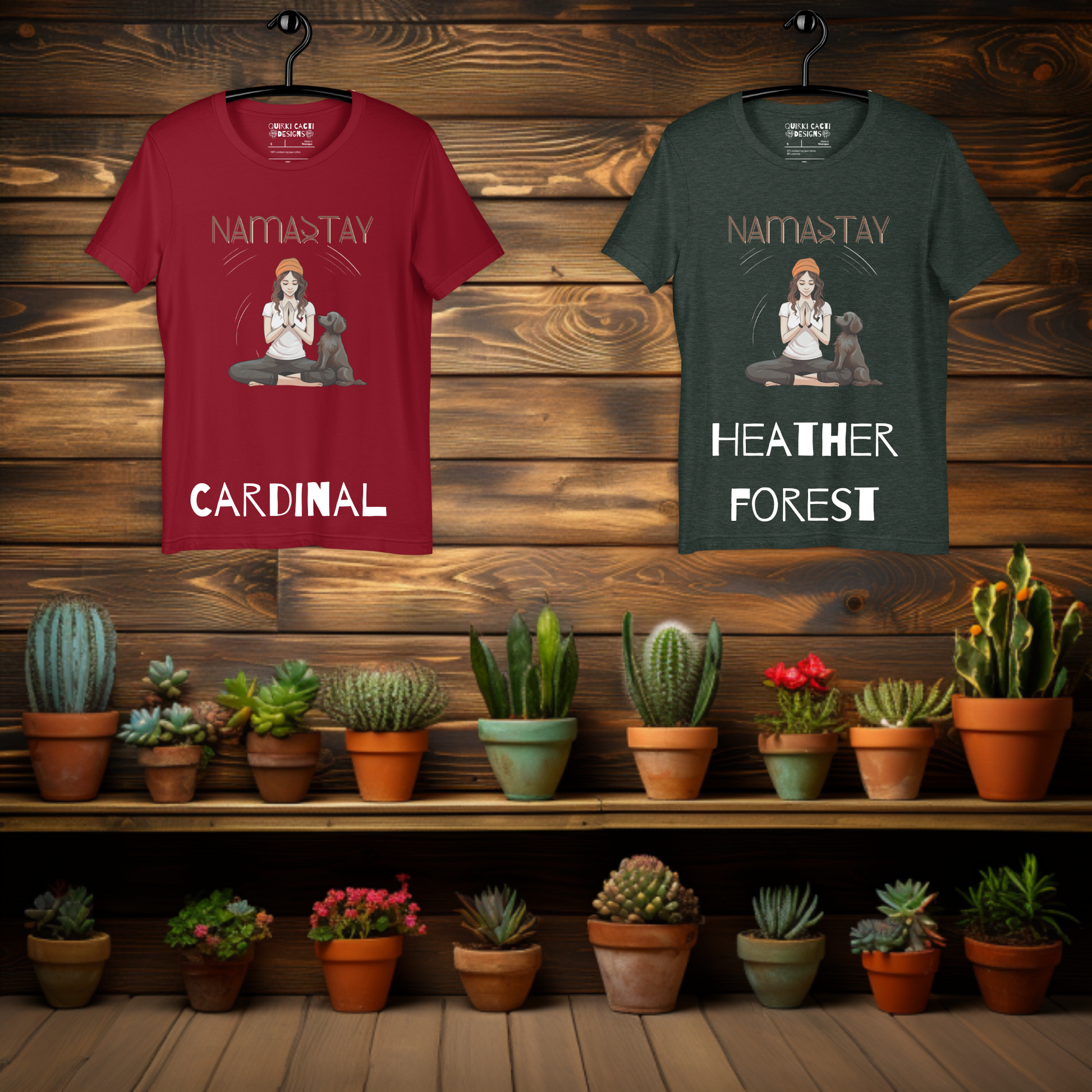 Funny and Cute Yoga shirt for the dog lover spiritual meditation women in your life. Adorable gift for Mom Daughter Dog Lover Conservative Shirt.