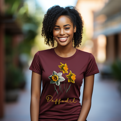 Beautiful Daffodil Flower Shirt for Her