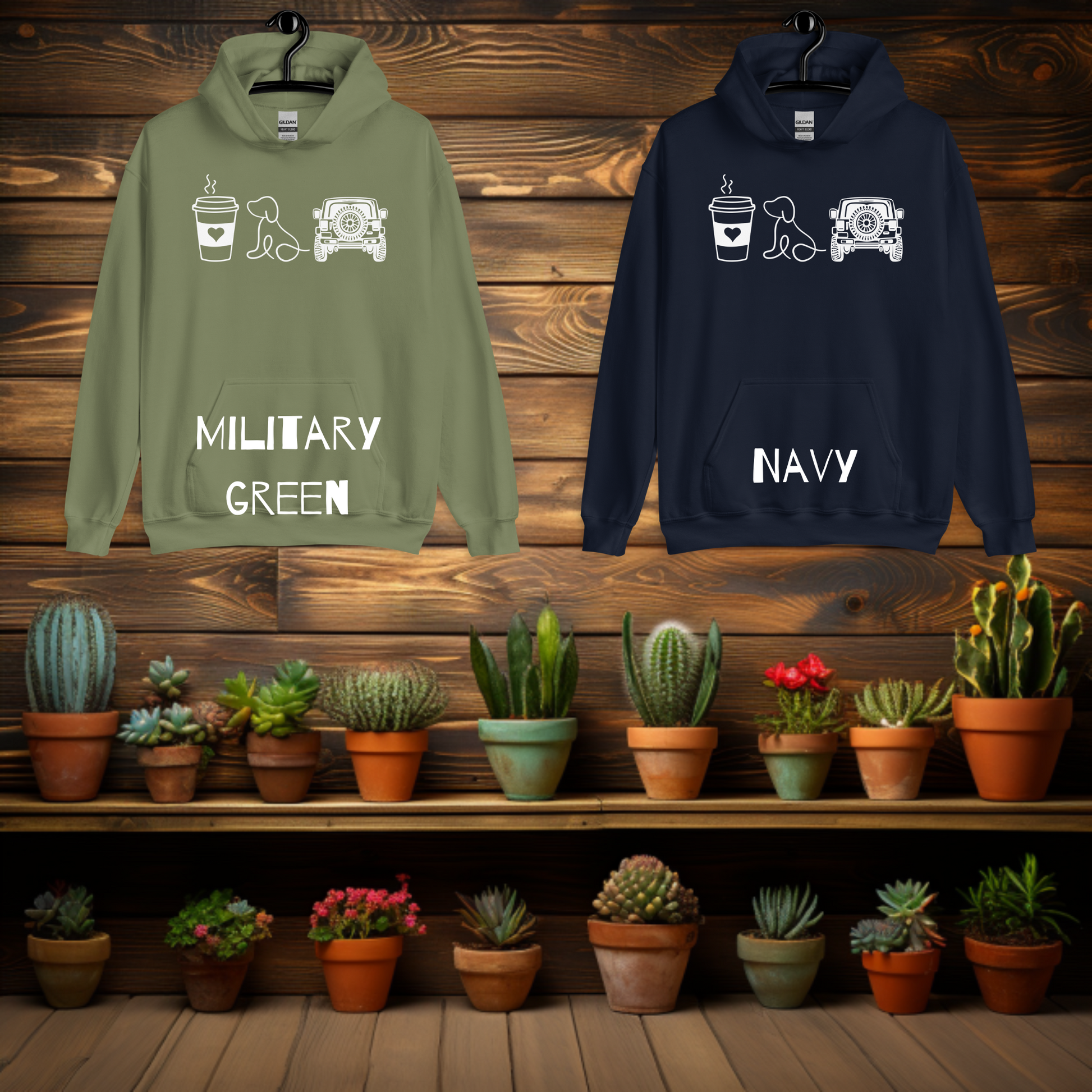 Green jeep hoodie best sale